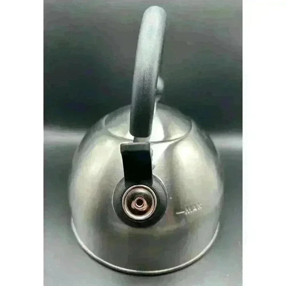 Stewart Primula Whistling Tea/Coffee Kettle 1.5qt Folding Handle - Picture 2 of 6